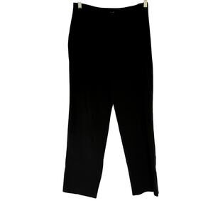 JM Collection Petite black pants women's size 6 trousers side zip business